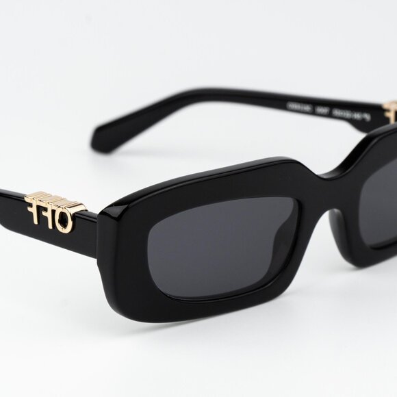 Off-White RENTON Women Sunglasses Black Grey Rectangle OERI13C RENTON 1007 - Picture 6 of 15